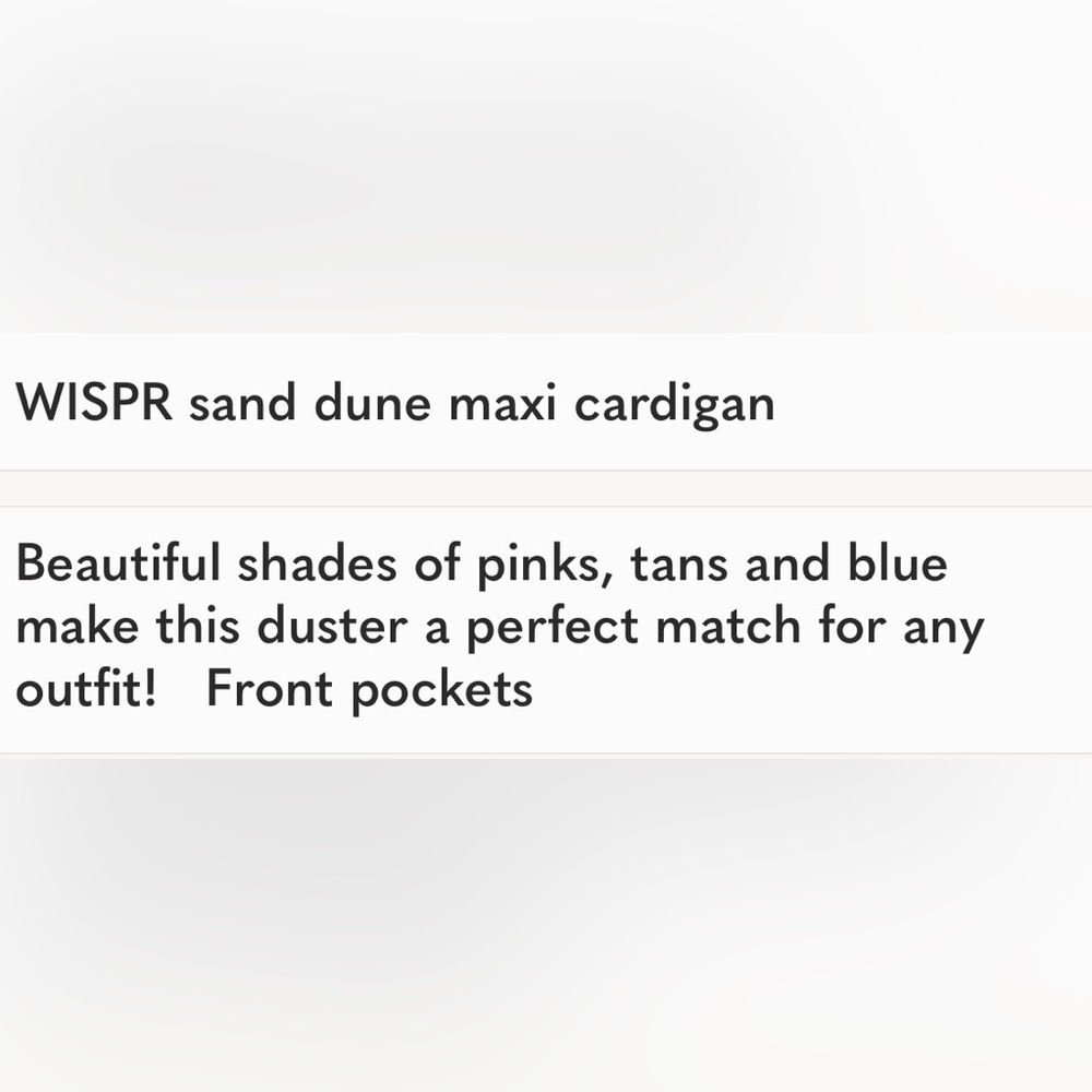 WISPR sand dune maxi cardigan - Picture 7 of 7